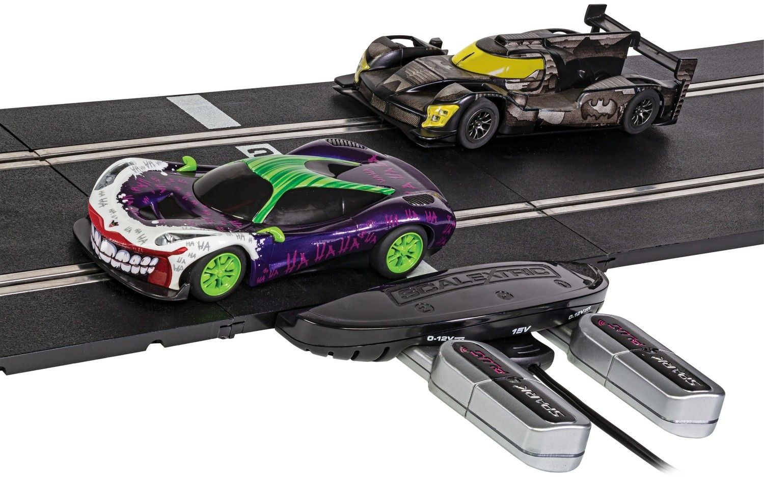 Scalextric Spark Plug Batman vs Joker Race Set Hobbies