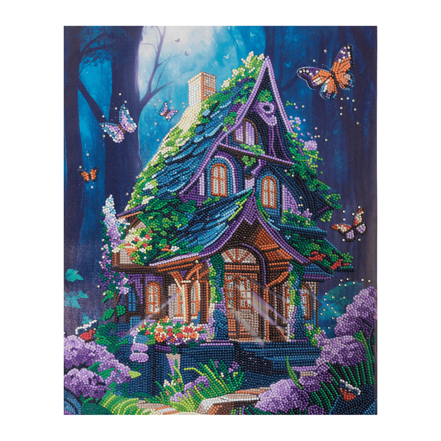 Craft Buddy “Fantasy House” Crystal Art Canvas Kit