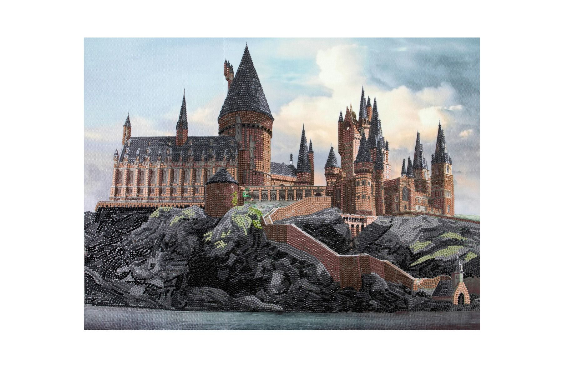 Craft Buddy "Hogwarts Castle" Harry Potter Crystal Art Canvas Kit