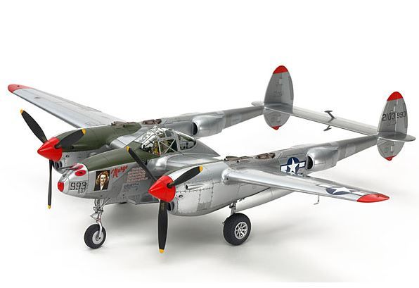 Tamyia 1/48 Scale Lockhead P-38J Lightning Model Kit