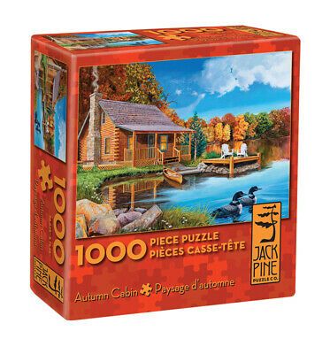 Cobble Hill Autumn Cabin 1000 Piece Jigsaw