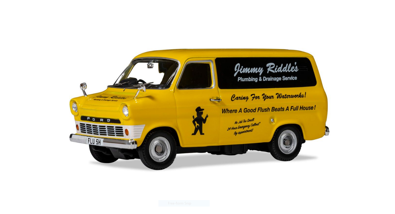 Corgi 1/48 Scale Ford Transit Jimmy Riddles Plumbers Die Cast Model