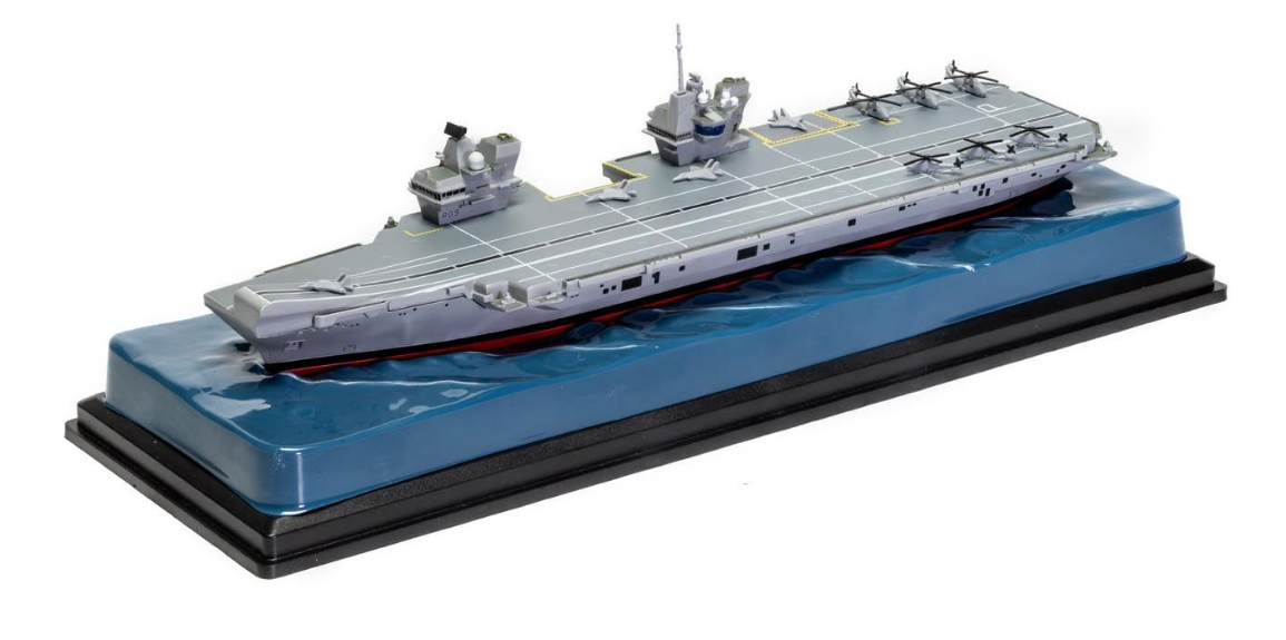 Corgi 1/1250 Scale HMS Prince of Wales (R09), Queen Elizabeth-class aircraft carrier Die Cast Model