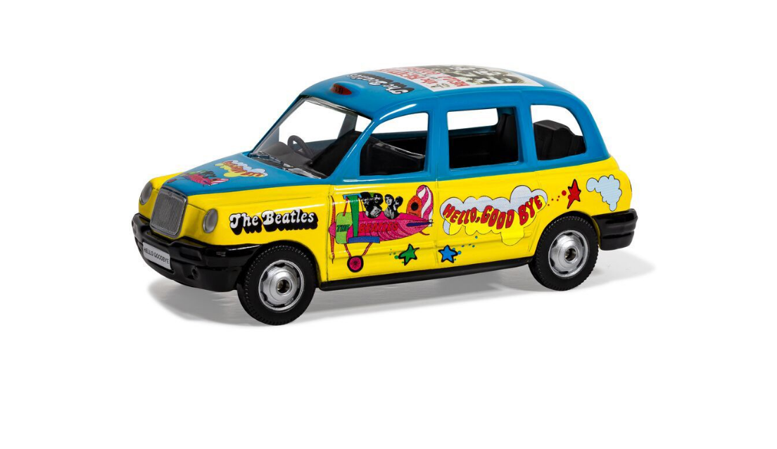 Corgi 1/36 Scale The Beatles London Taxi - Hello, Goodbye Die Cast Model