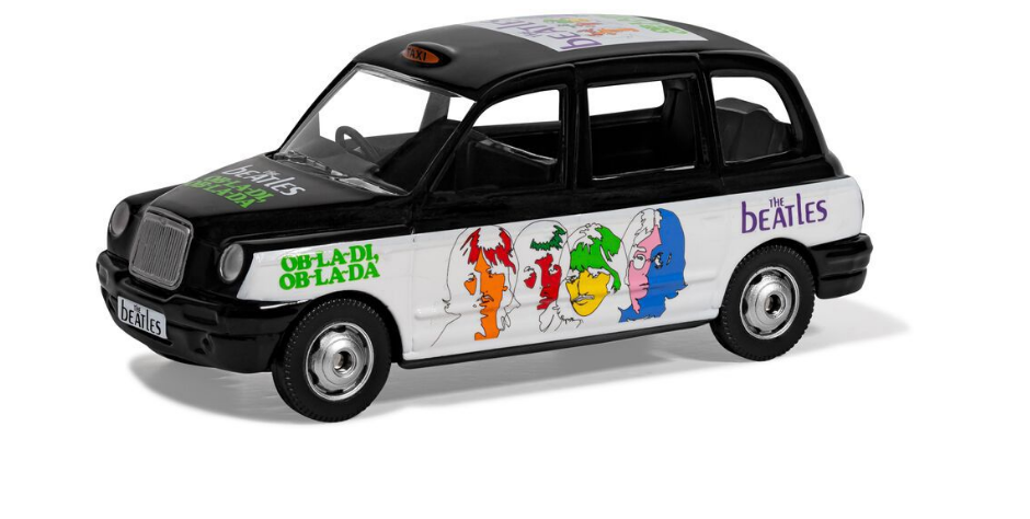 Corgi 1/36 Scale The Beatles London Taxi - Ob-La-Di, Ob-La-Da Die Cast Model