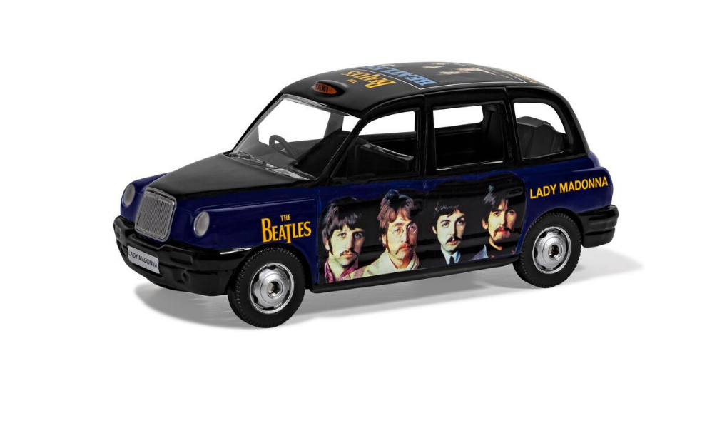 Corgi 1/36 Scale The Beatles London Taxi - Lady Madonna Die Cast Model