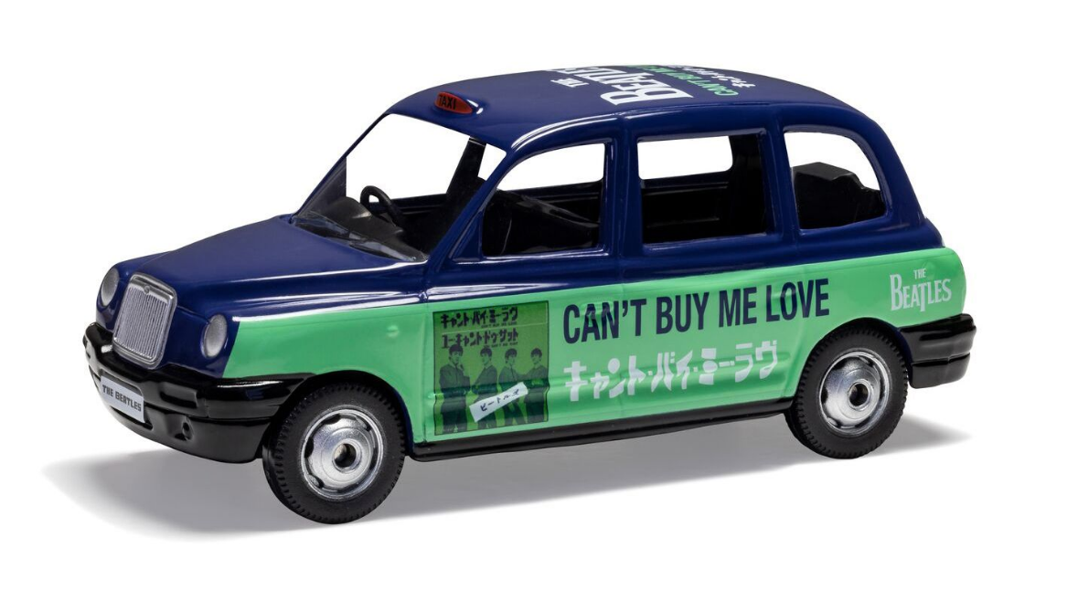 Corgi 1/36 Scale The Beatles London Taxi - Can't Buy Me Love Die Cast Model