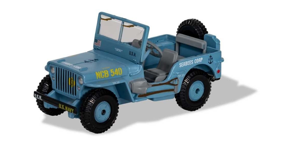 Corgi Willys Jeep SeeBees Die Cast Model