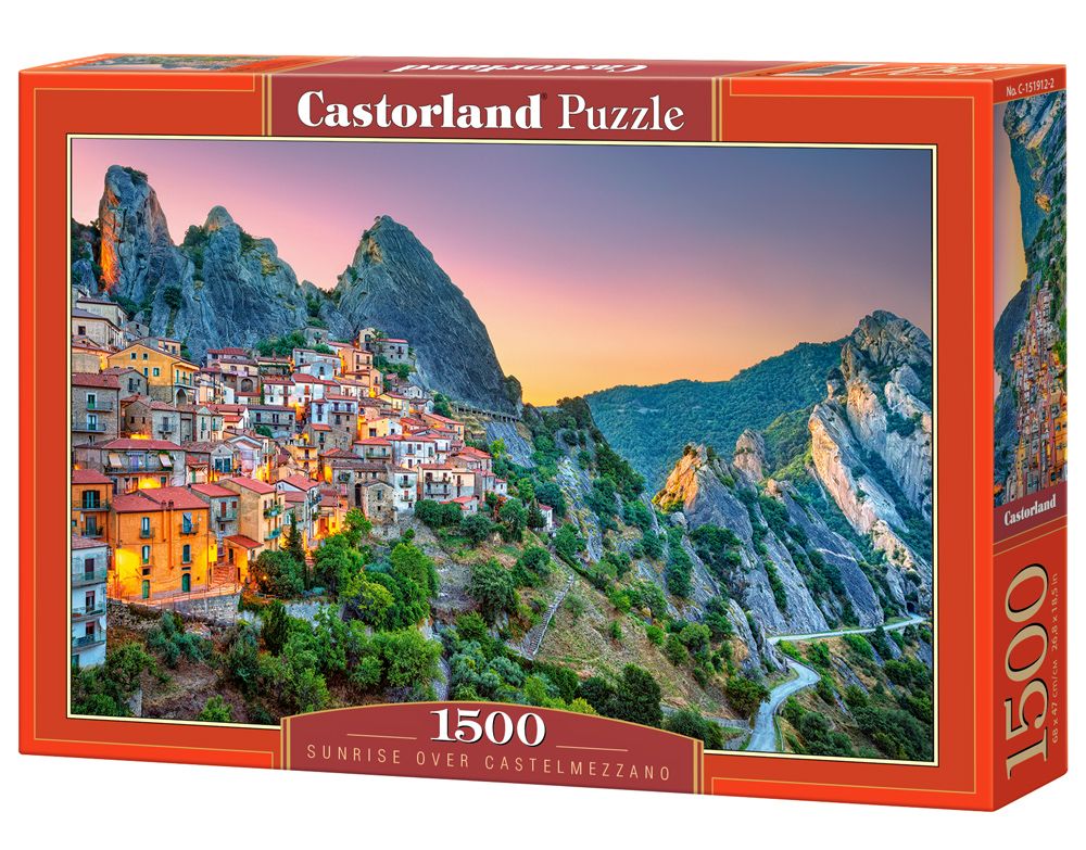 Castorland Sunrise over Castelmezzano 1500 Piece Jigsaw