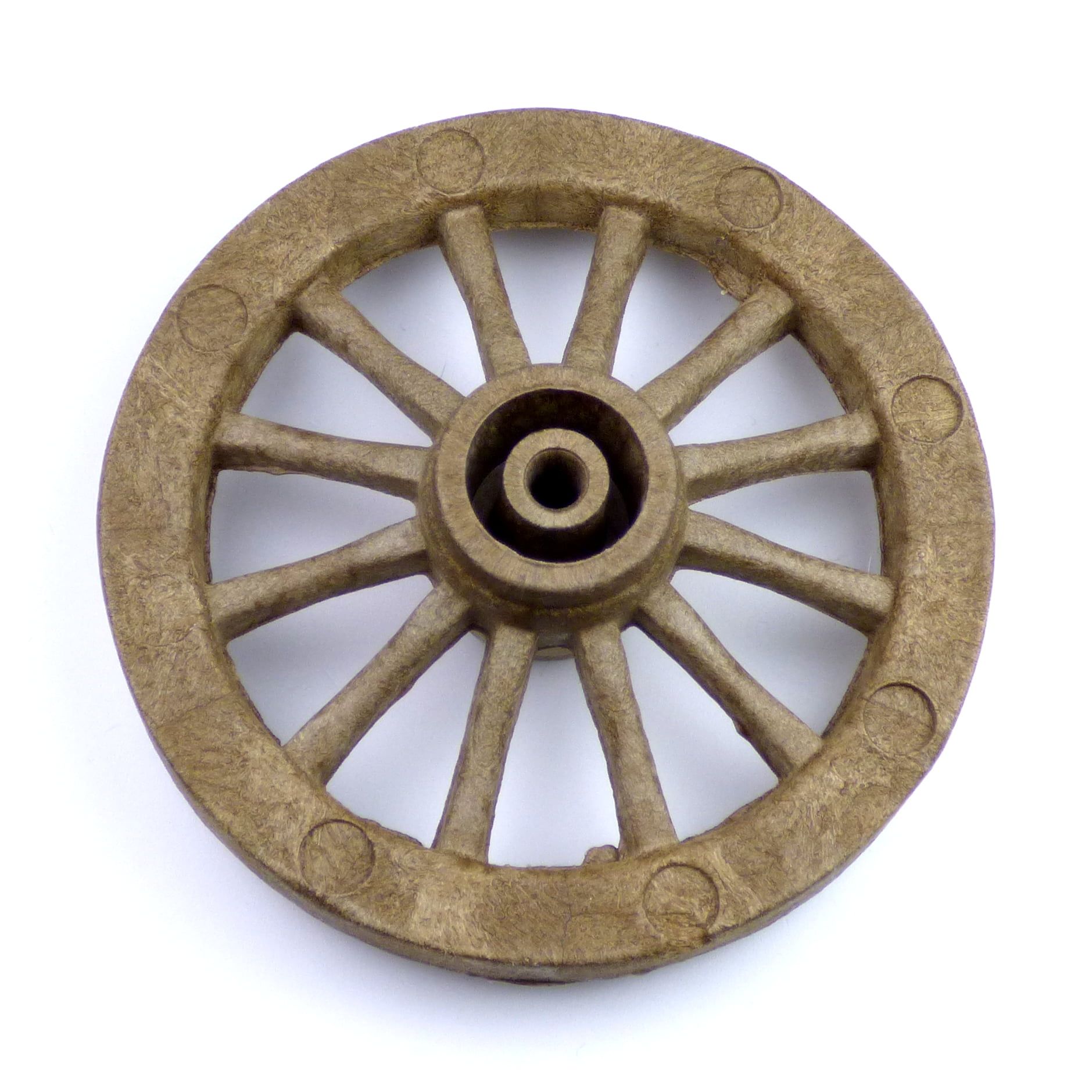 Plastic Scale Cart Wheels 70mm Diameter For Carts and Wagons