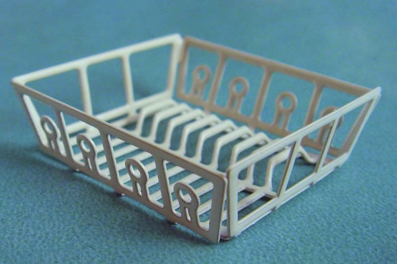 Metal Draining Board Rack for 12th Scale Dolls House