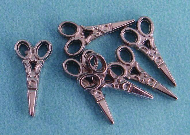 Scissors x 6 for 12th Scale Dolls House