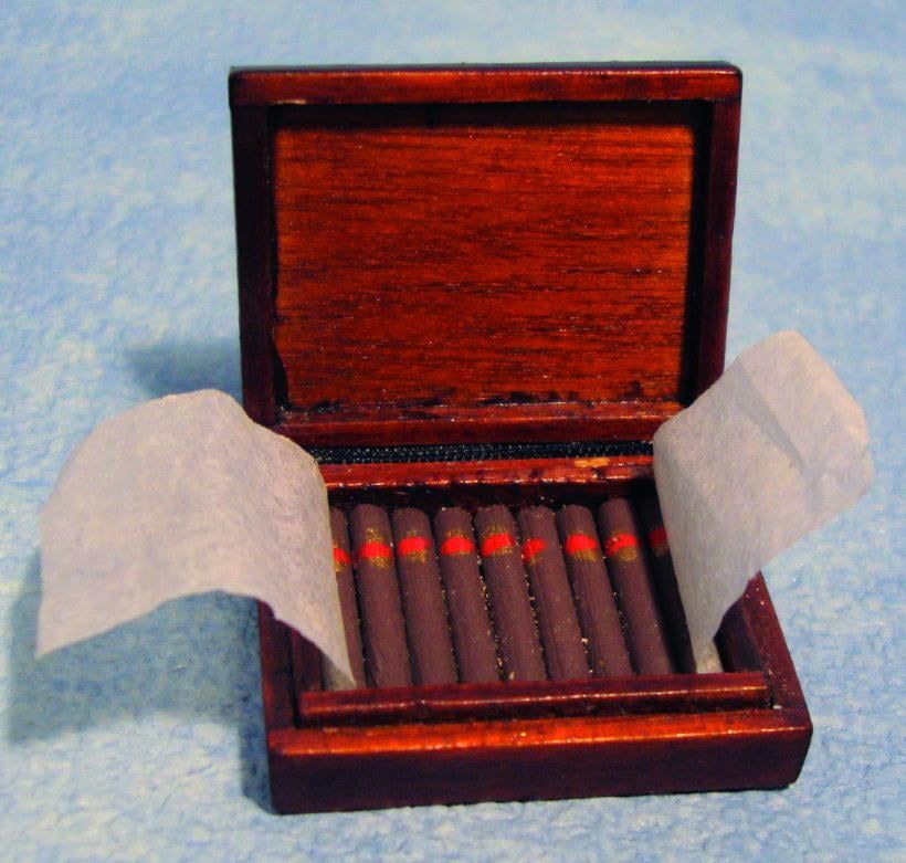 Cigar Box for 12th Scale Dolls House