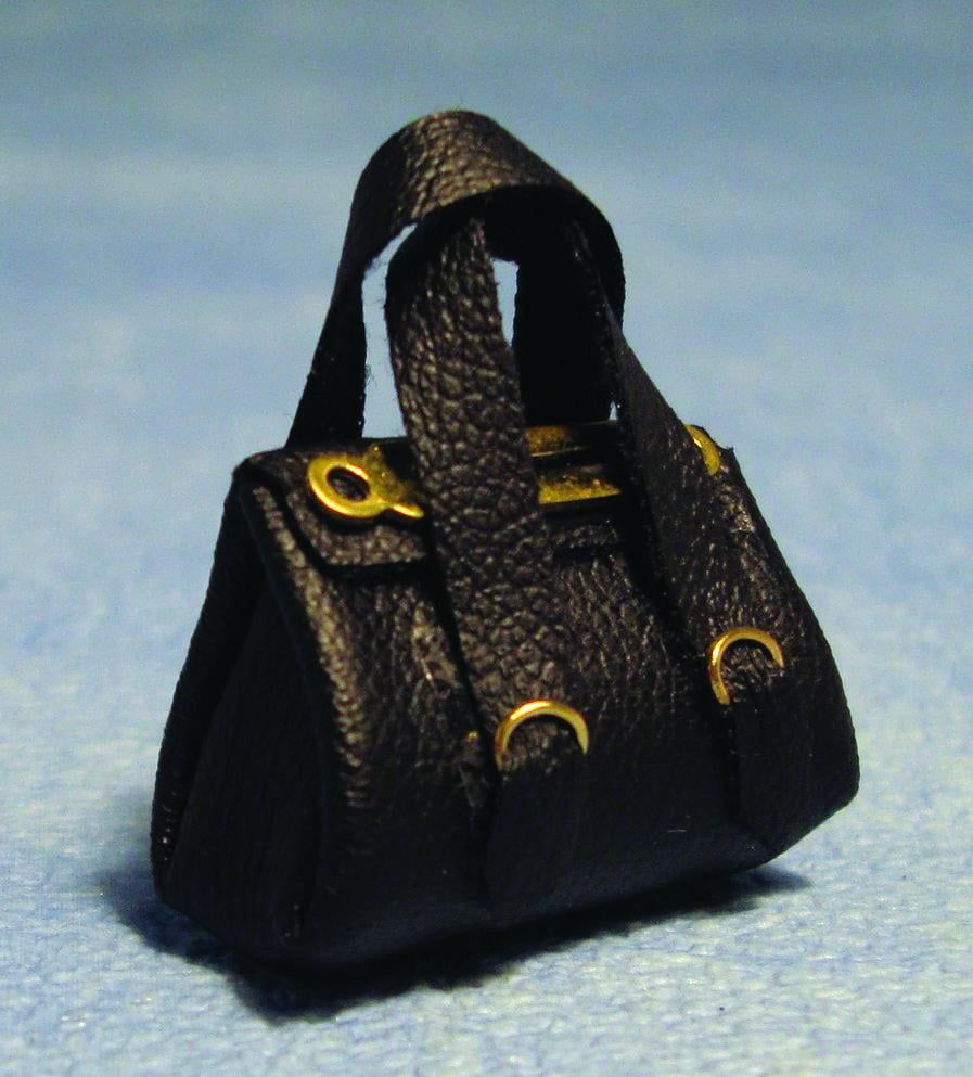 Black Handbag for 12th Scale Dolls House