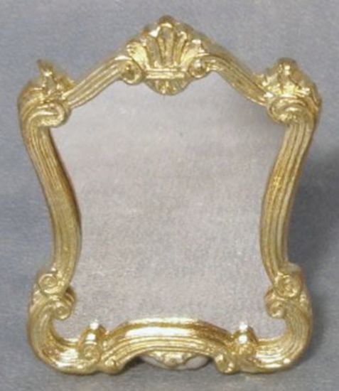 Victorian Gold Framed Mirror for 12th Scale Dolls House