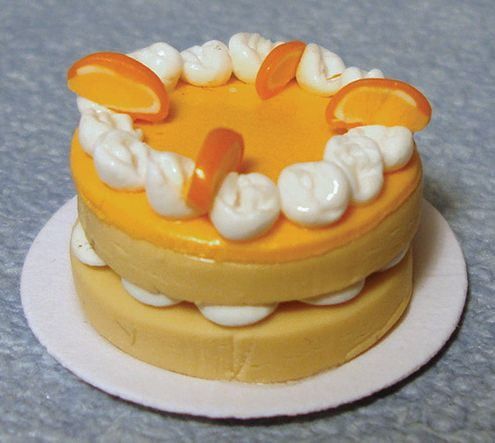 Orange Cake for 12th Scale Dolls House