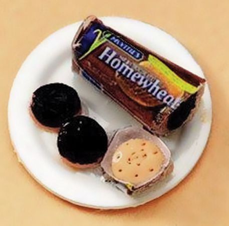 Chocolate Digestives for 12th Scale Dolls House