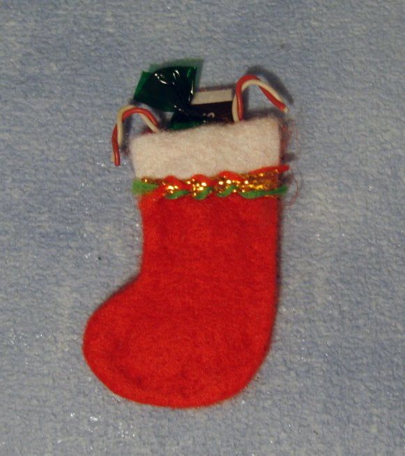 Christmas Stocking for 12th Scale Dolls House