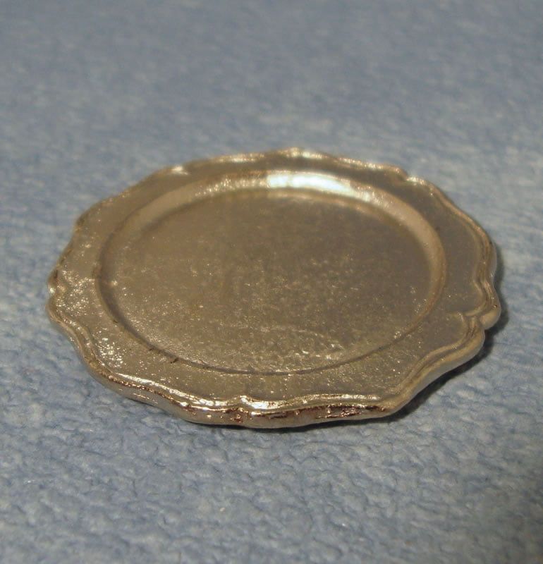 Silver Plate for 12th Scale Dolls House
