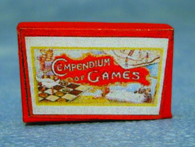 Compendium of Games Box for 12th Scale Dolls House