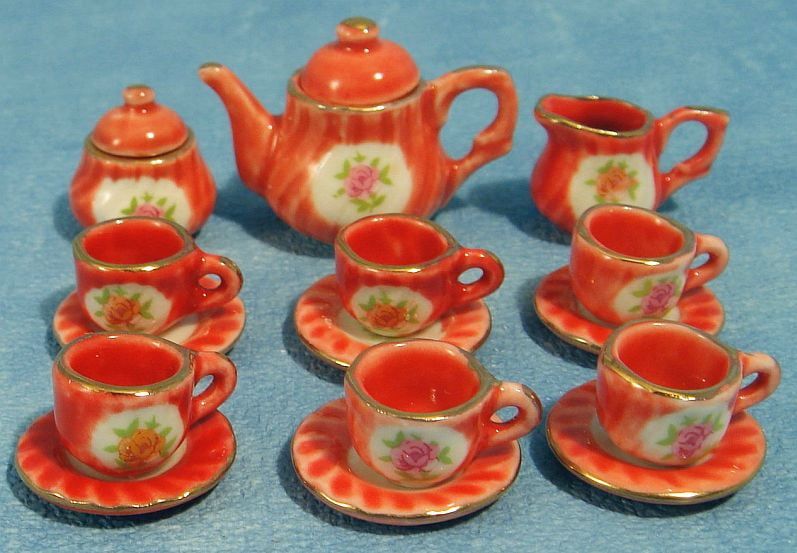 Bright Tea Set for 12th Scale Dolls House