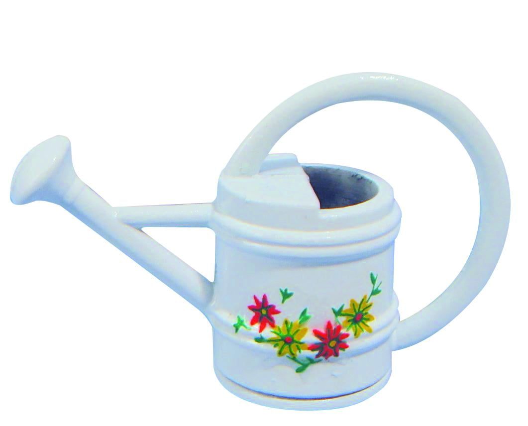 White Watering Can for 12th Scale Dolls House