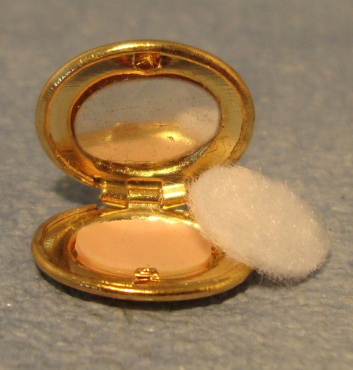 Powder Compact for 12th Scale Dolls House