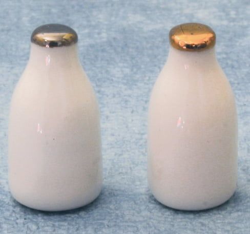 Milk Bottles x 2 for 12th Scale Dolls House