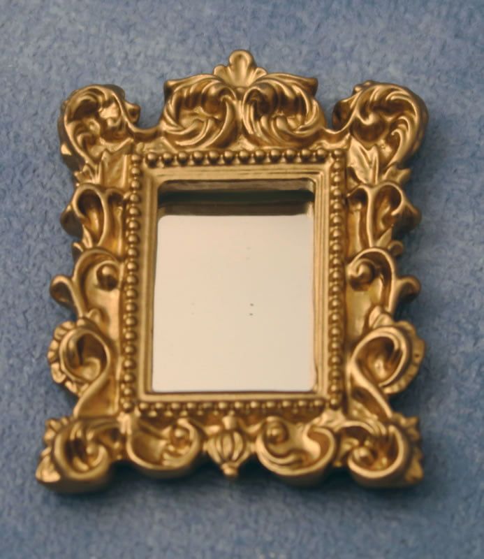 Ornate Mirror for 12th Scale Dolls House