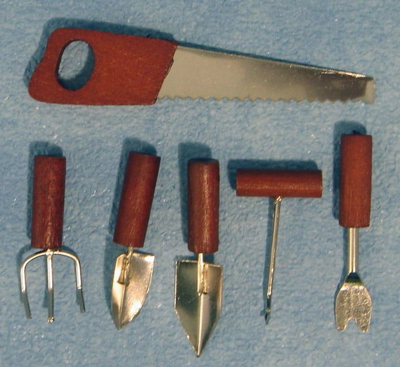 Hand Garden Tools for 12th Scale Dolls House