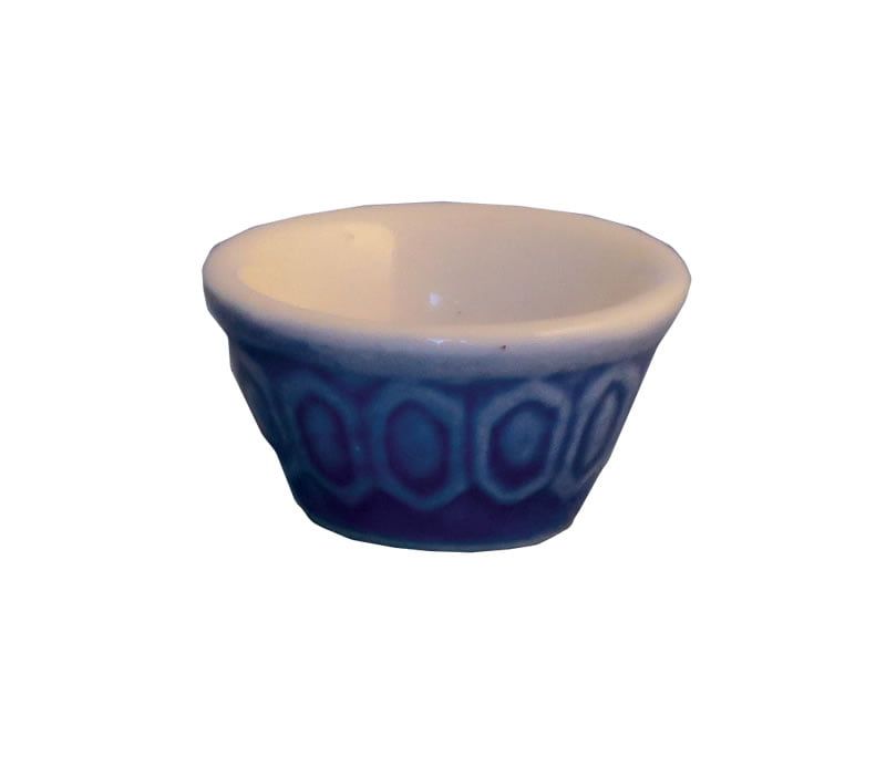 Blue Mixing Bowl for 12th Scale Dolls House