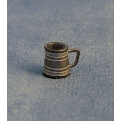 Pewter Effect Half Pint Tankard for 12th Scale Dolls House