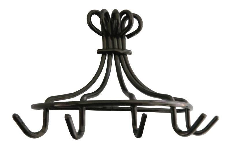 Black Pot and Pan Hanger for 12th Scale Dolls House