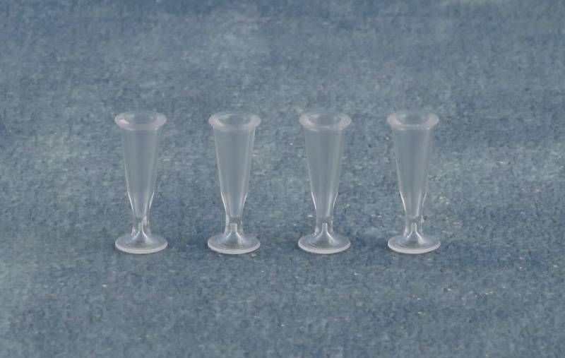 Champagne Flutes for 12th Scale Dolls House