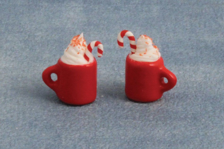 2 Festive Drinks for 12th Scale Dolls House