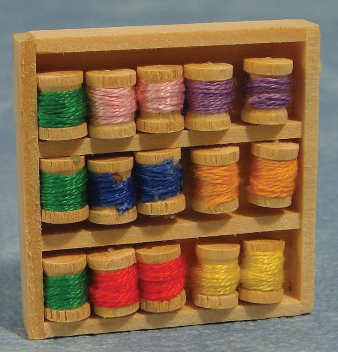 Box of Cotton Threads for 12th Scale Dolls House