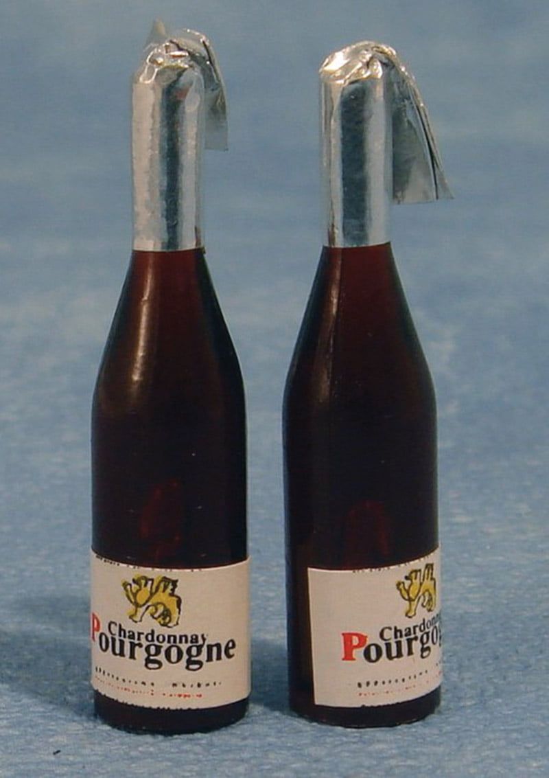 Champagne Bottles x 2 for 12th Scale Dolls House