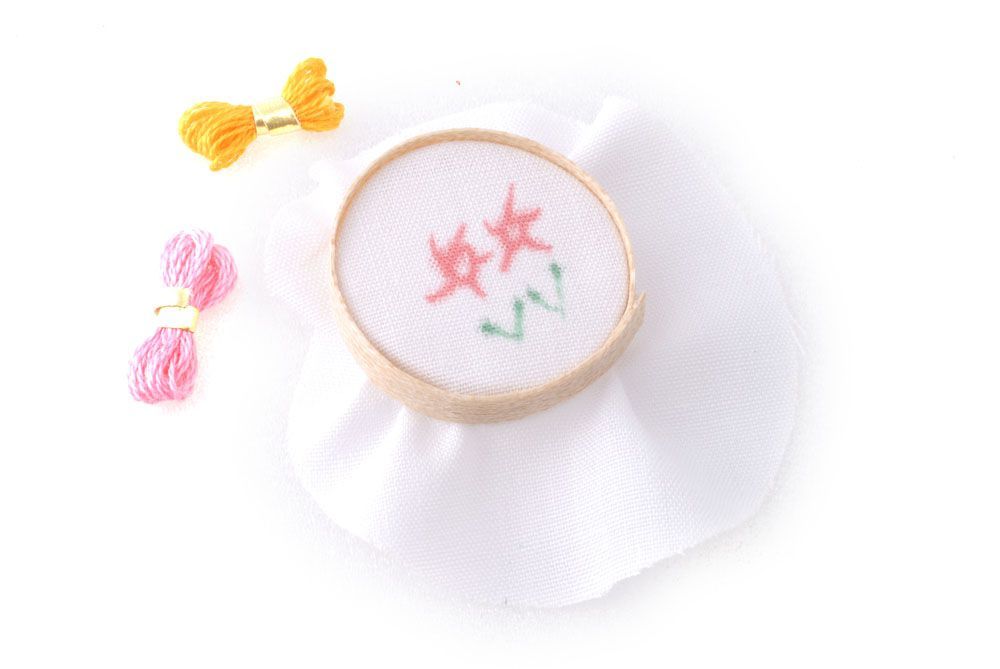 Embroidery for 12th Scale Dolls House