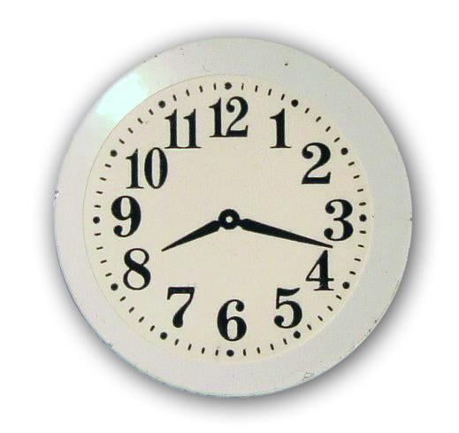 Plate Clock for 12th Scale Dolls House