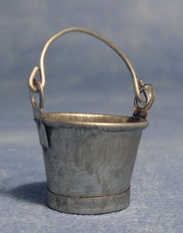 Metal Bucket for 12th Scale Dolls House