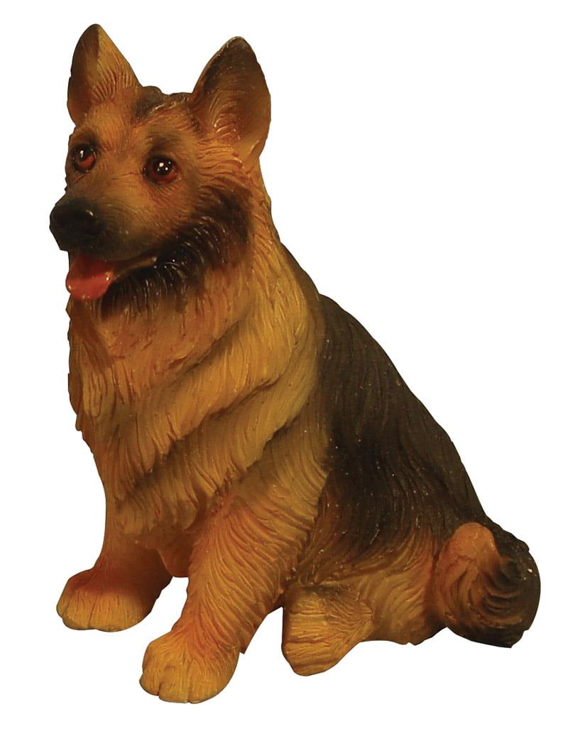 Sitting German Shepherd for 12th Scale Dolls House