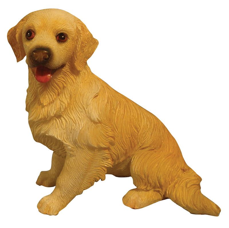 Sitting Golden Retriever for 12th Scale Dolls House