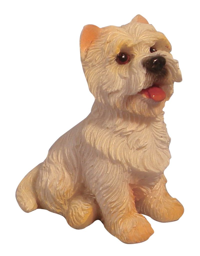 Sitting Westie for 12th Scale Dolls House
