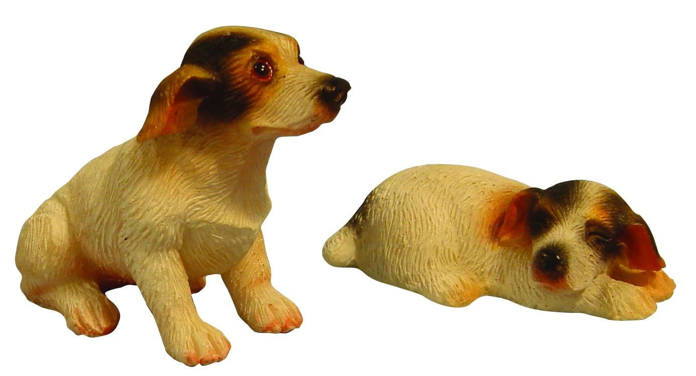Pair of Jack Russells for 12th Scale Dolls House