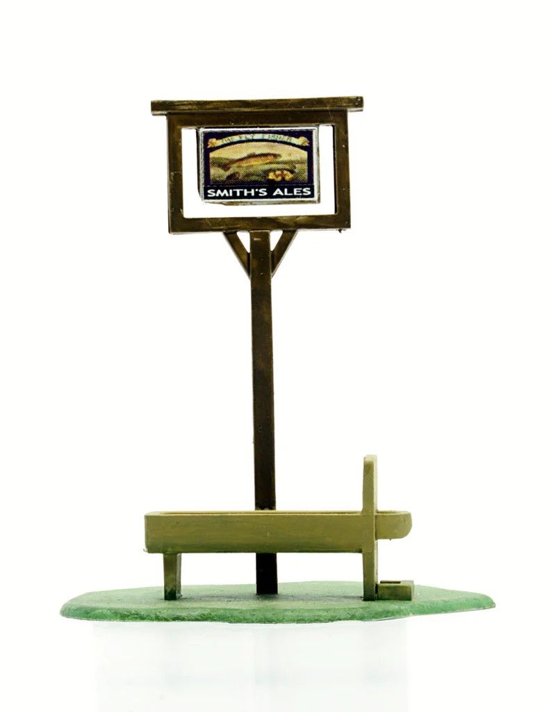 Kitmaster Pub Sign and Horse Trough Kit