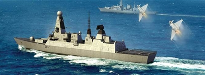 Trumpeter HMS Type 45 Destroyer (Daring) Plastic Kit