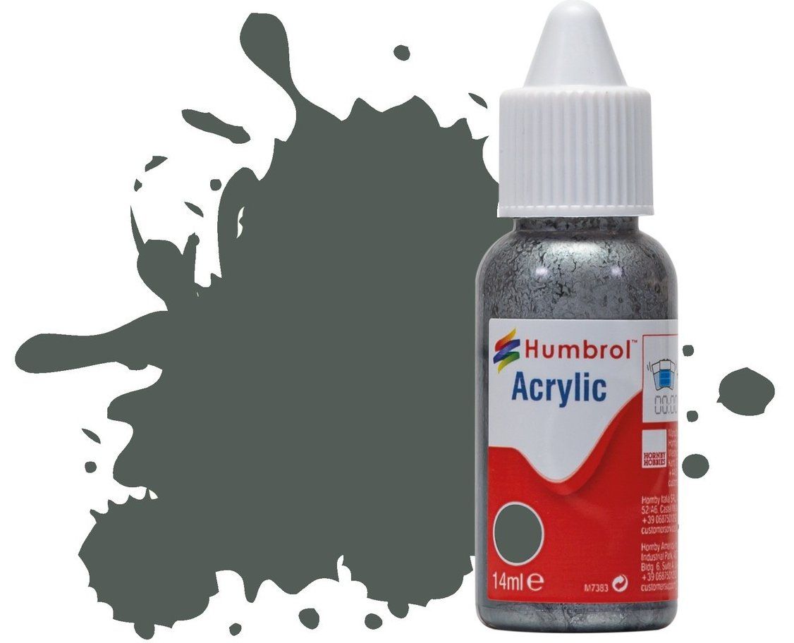 Humbrol Acrylic Dropper Bottles 14ml - Matt Finish