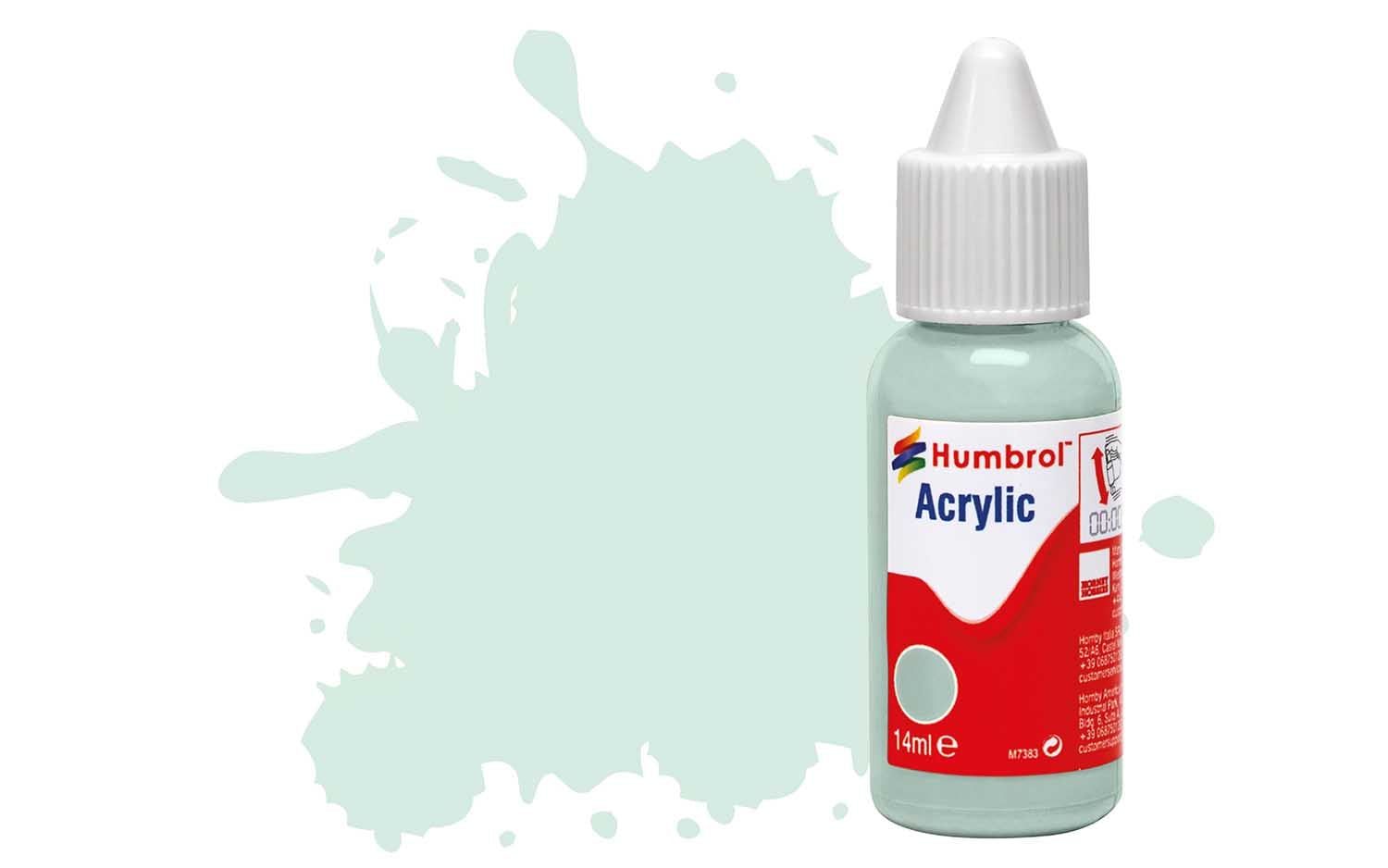 Humbrol Acrylic Dropper Bottles 14ml - Matt - Duck Egg Blue