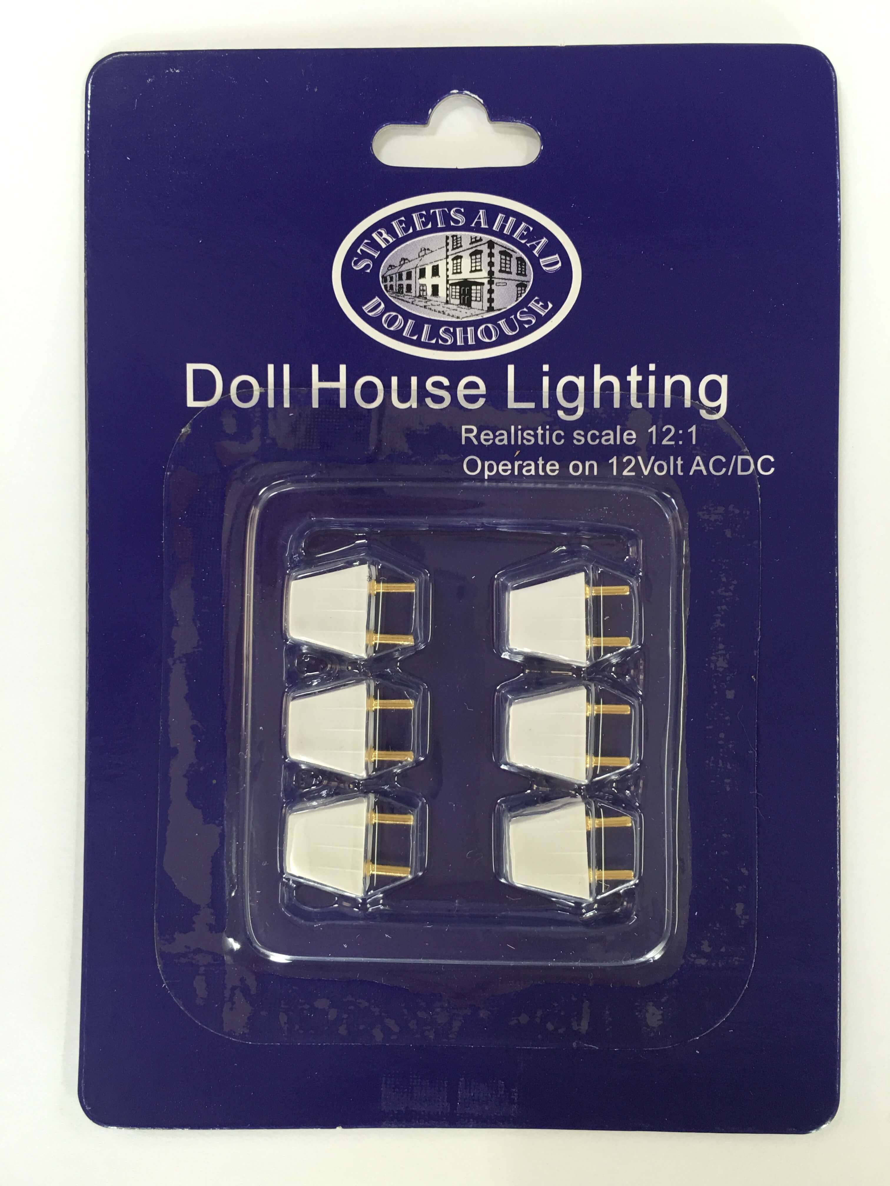 6 x Standard 12V Lighting Plugs for 12th Scale Dolls House