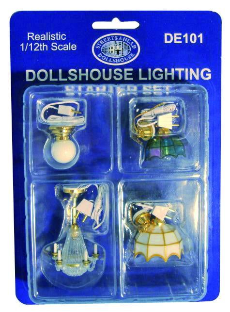 12V Ceiling Light Set for 12th Scale Dolls House